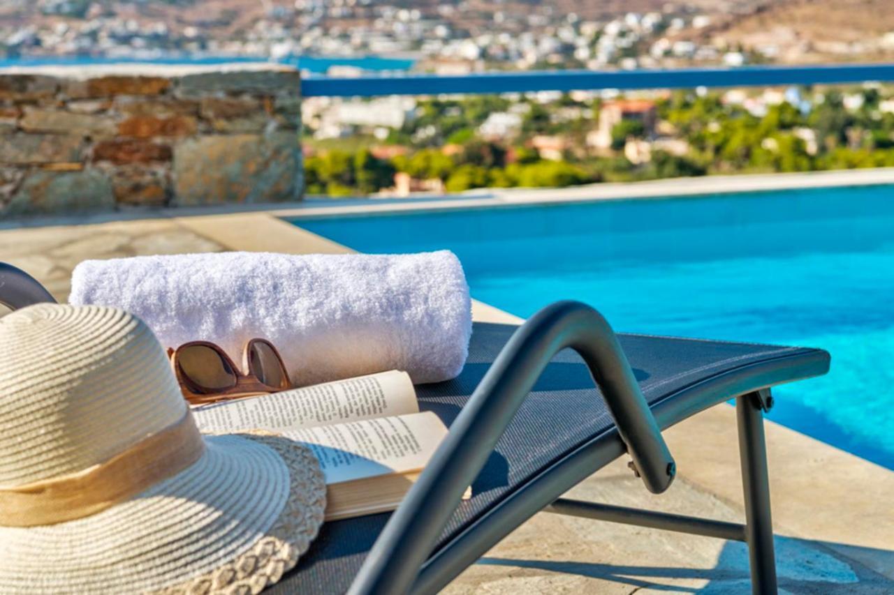فيلا Oceania House With Sea View Posidhonía المظهر الخارجي الصورة