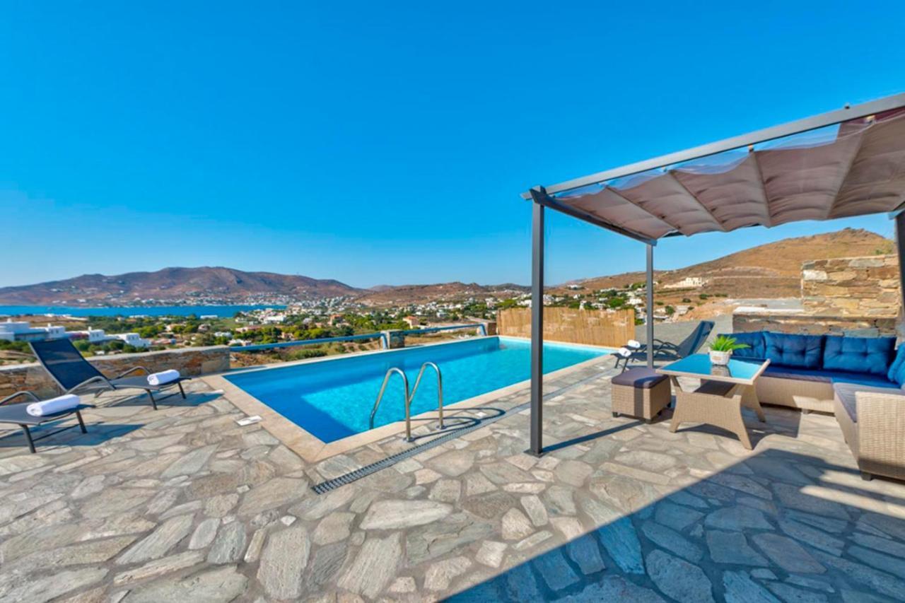 فيلا Oceania House With Sea View Posidhonía المظهر الخارجي الصورة
