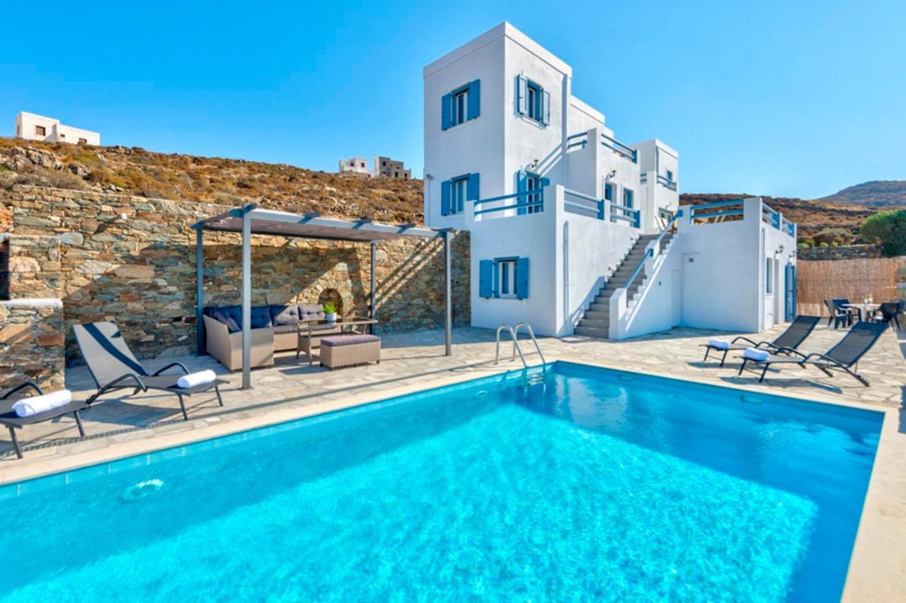 فيلا Oceania House With Sea View Posidhonía المظهر الخارجي الصورة