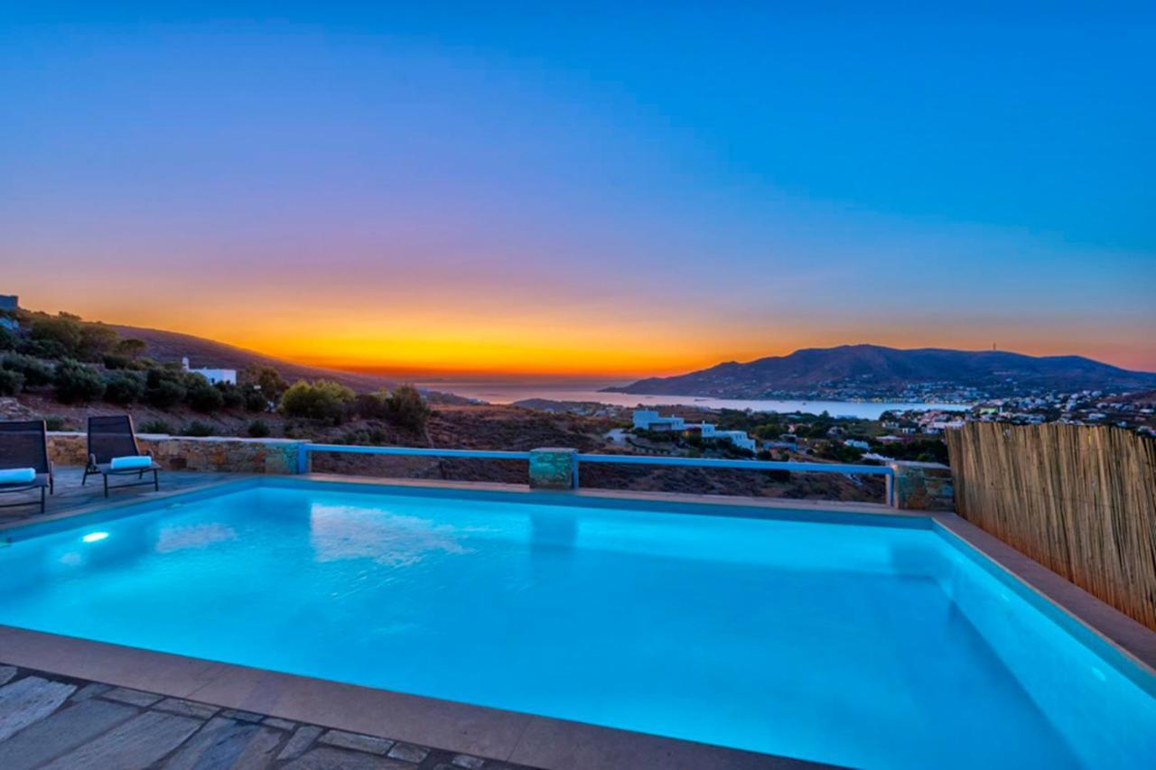 فيلا Oceania House With Sea View Posidhonía المظهر الخارجي الصورة