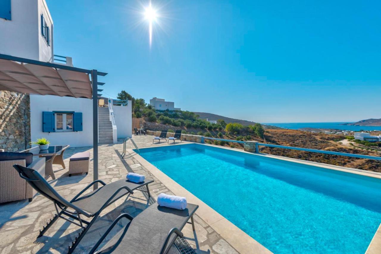 فيلا Oceania House With Sea View Posidhonía المظهر الخارجي الصورة